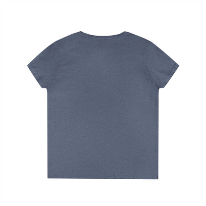 Ladies V-Neck T-Shirt — "Transport Me to Another World" Fantasy Book Magic Tee