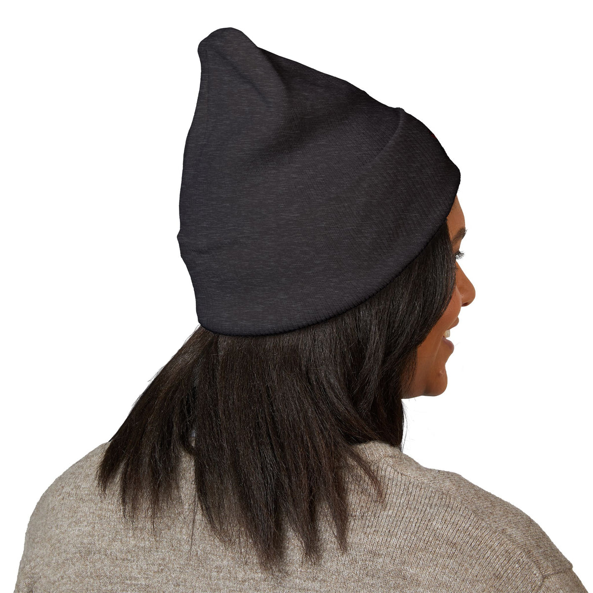 Embroidered 'Good Girls Read Bad Books' Cuffed Beanie