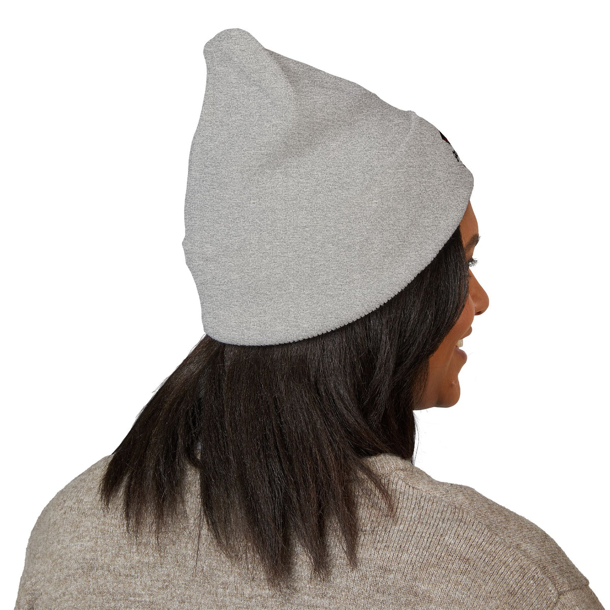 Embroidered 'Good Girls Read Bad Books' Cuffed Beanie