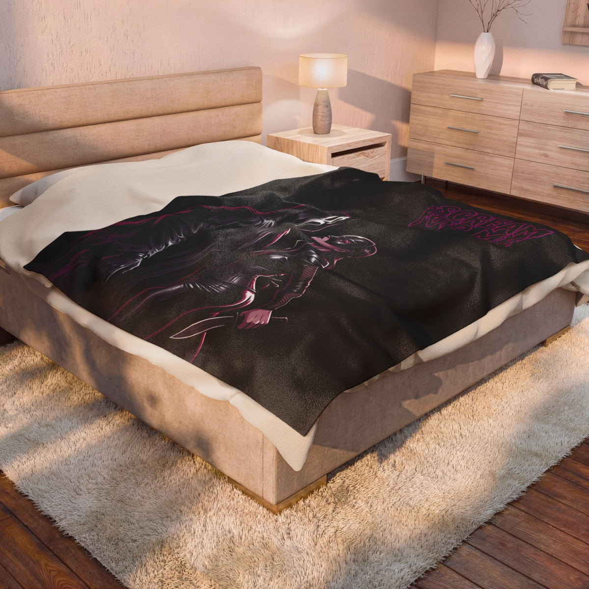 Scream For Me Velveteen Plush Blanket