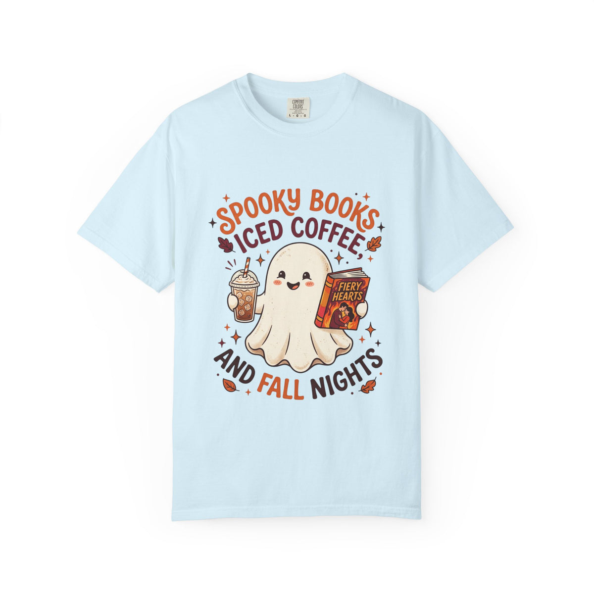 Spooky Books, Iced Coffee and Fall Nights T-Shirt