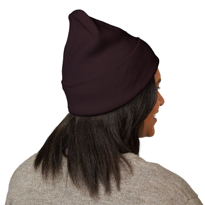 Embroidered 'Good Girls Read Bad Books' Cuffed Beanie
