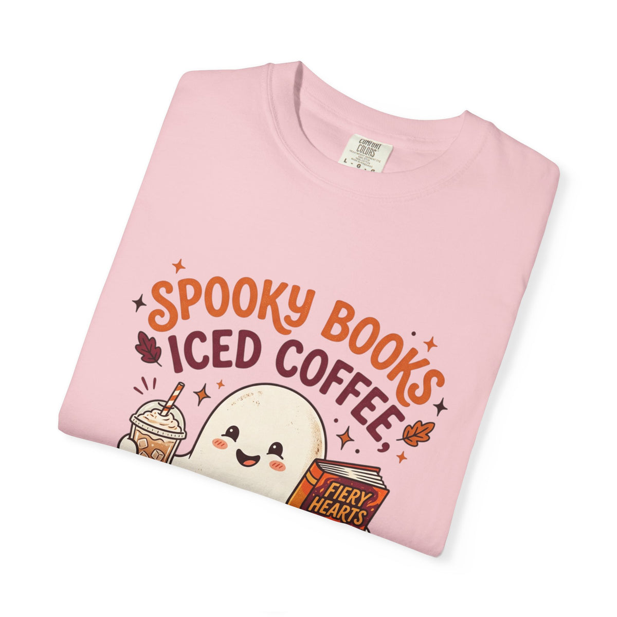 Spooky Books, Iced Coffee and Fall Nights T-Shirt