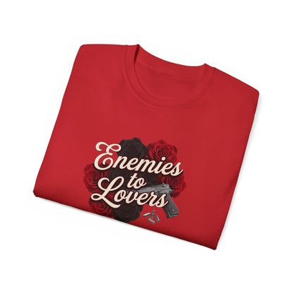 Enemies to Lovers Tee — Romantic Rose Graphic Shirt