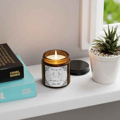 Amber Soy Candle — 'Grab My Neck and Tell Me I'm a Good Girl' Aromatherapy Jar