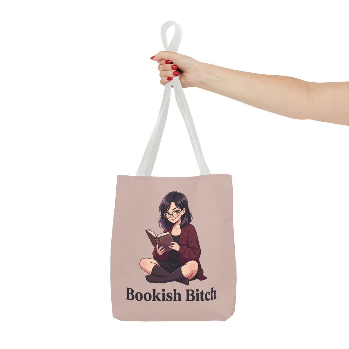 Bookish Bitch Tote Bag — Cute Reading Girl Literary Tote