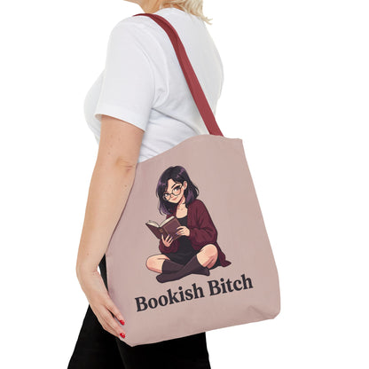 Bookish Bitch Tote Bag — Cute Reading Girl Literary Tote