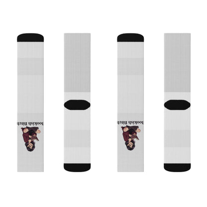Graphic Socks — 'Boo'tiful Bitch' Sublimated Crew Socks
