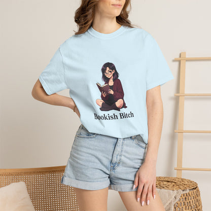 Bookish Bitch T-Shirt — Cute Reading Girl Graphic Tee for Book Lovers