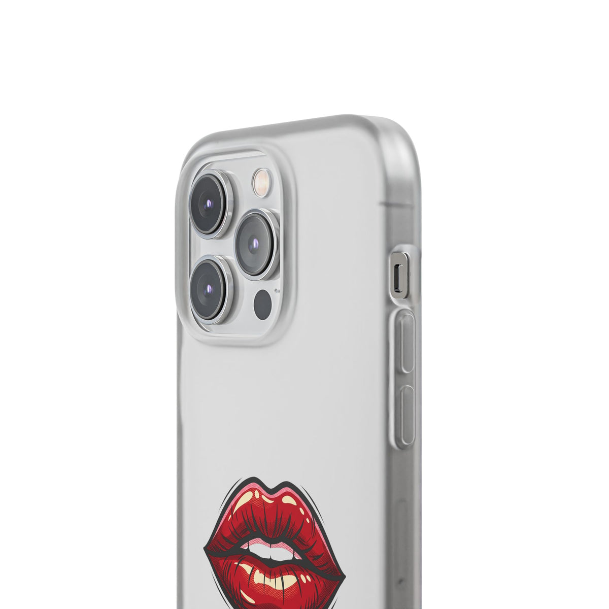 Phone Case — 'Good Girls Read Bad Books' Red Lips Slim Flexi Case