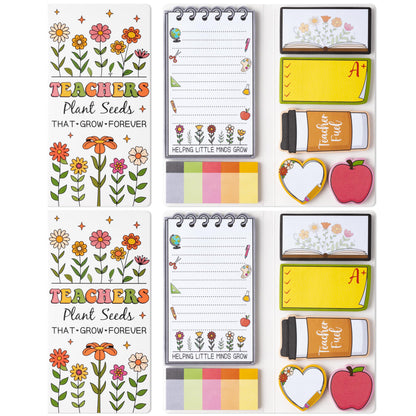 Xqumoi Let Me Read in Peace Dark Romance Sticky Notes Set - 550 Sheets Rose Skull Self-Stick Note Pads Dark Romance Book Lovers Gift Divider Tabs Bundle Writing Memo Pad for Teens Adults