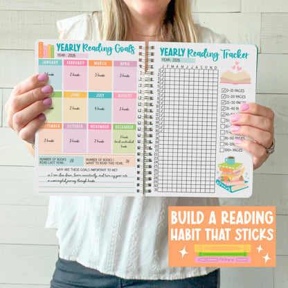 Reading Journal for Women - Book Journal Reading Log Spiral