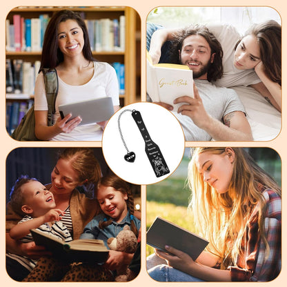 Tyqour Dark Romance Bookmarks, Funny Book Marks for Reading Women, Dark Romance Merch, Metal Bookmark Gift for Book Lovers Books Accessories
