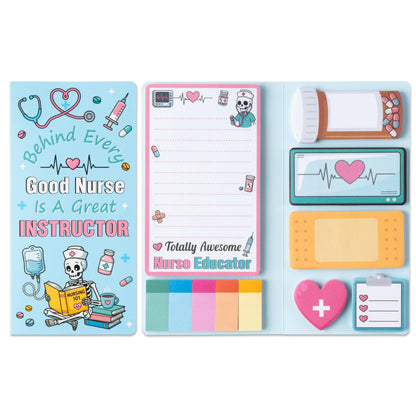 Xqumoi Let Me Read in Peace Dark Romance Sticky Notes Set - 550 Sheets Rose Skull Self-Stick Note Pads Dark Romance Book Lovers Gift Divider Tabs Bundle Writing Memo Pad for Teens Adults