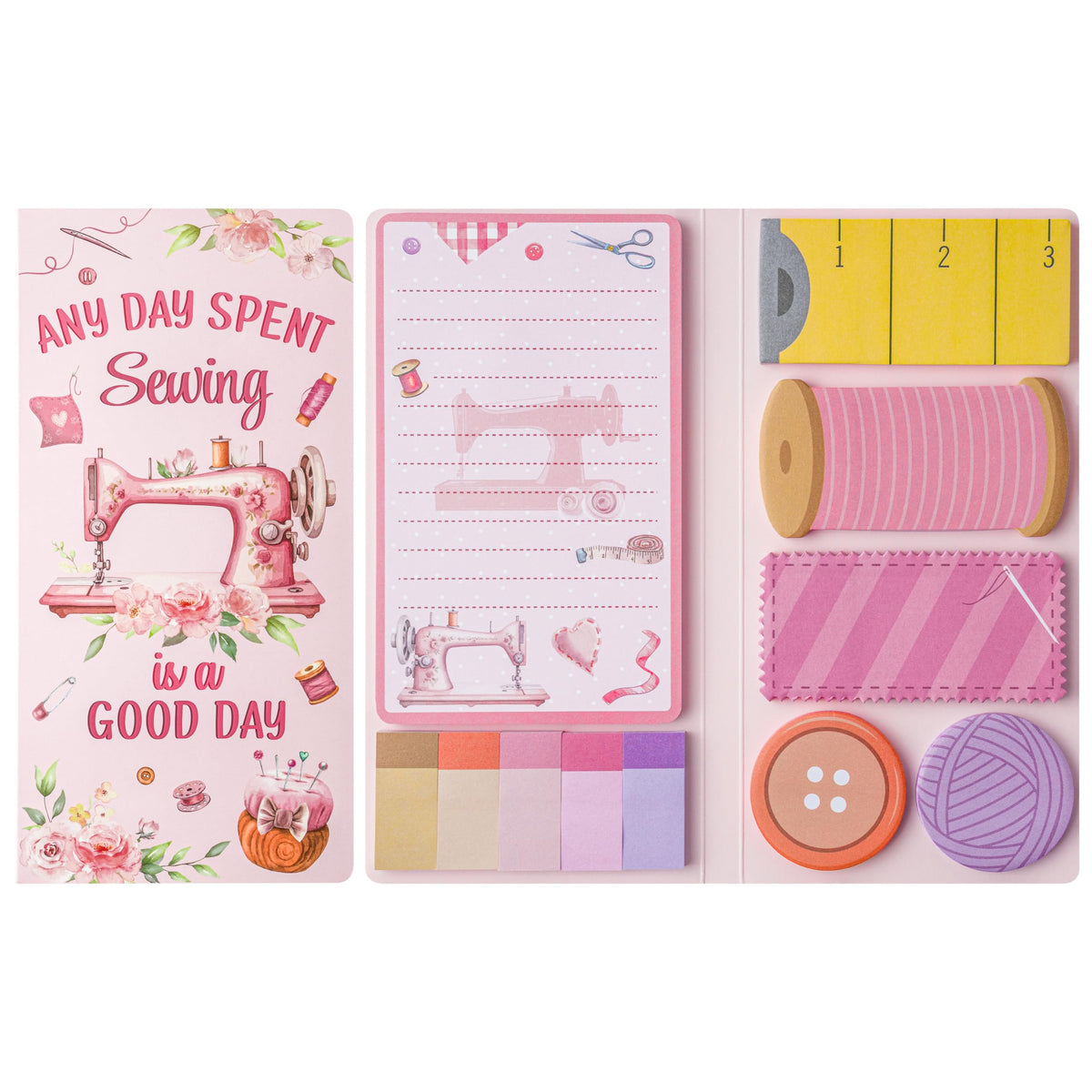 Xqumoi Let Me Read in Peace Dark Romance Sticky Notes Set - 550 Sheets Rose Skull Self-Stick Note Pads Dark Romance Book Lovers Gift Divider Tabs Bundle Writing Memo Pad for Teens Adults