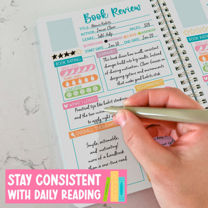 Reading Journal for Women - Book Journal Reading Log Spiral