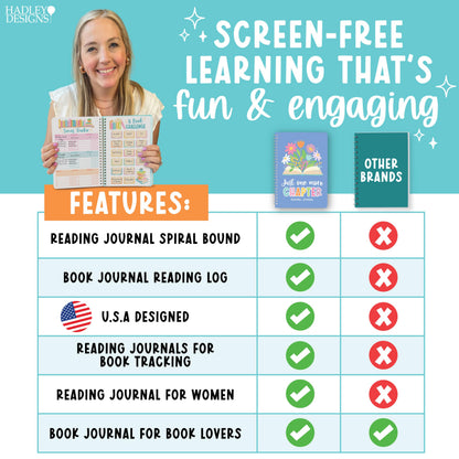Reading Journal for Women - Book Journal Reading Log Spiral