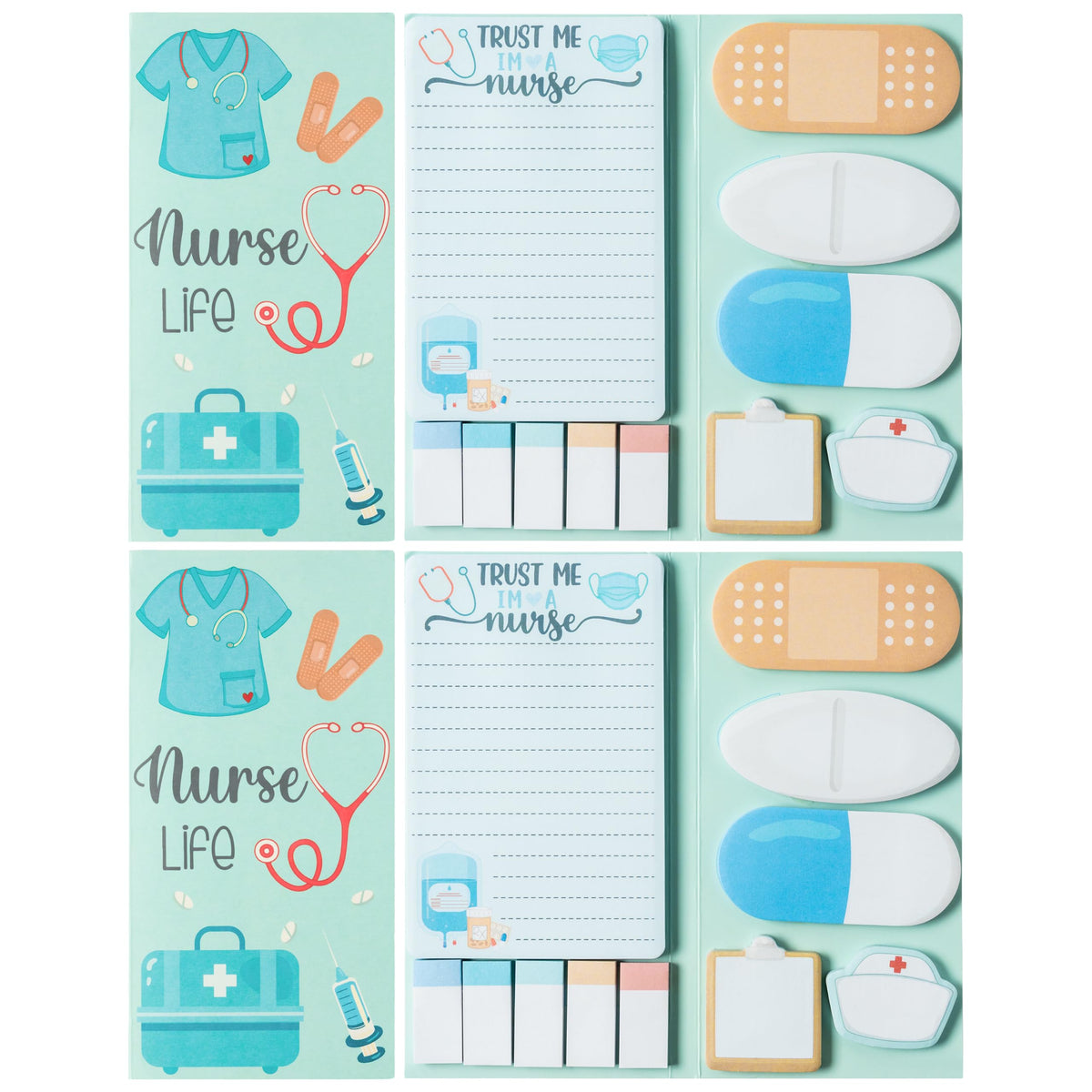 Xqumoi Let Me Read in Peace Dark Romance Sticky Notes Set - 550 Sheets Rose Skull Self-Stick Note Pads Dark Romance Book Lovers Gift Divider Tabs Bundle Writing Memo Pad for Teens Adults