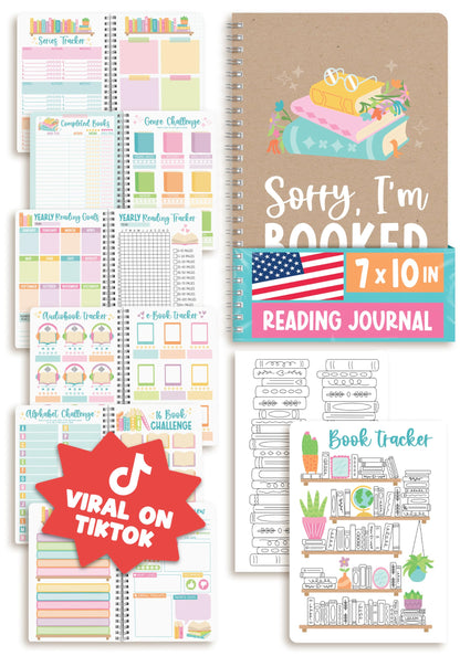Reading Journal for Women - Book Journal Reading Log Spiral