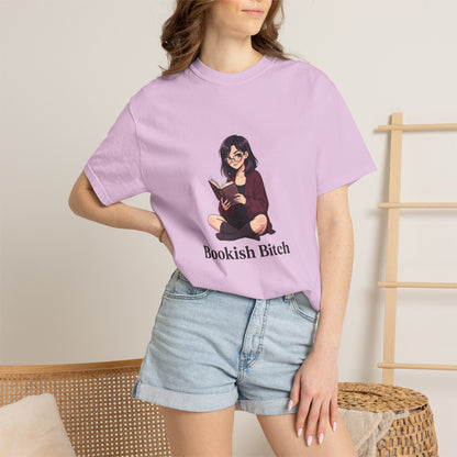 Bookish Bitch T-Shirt — Cute Reading Girl Graphic Tee for Book Lovers