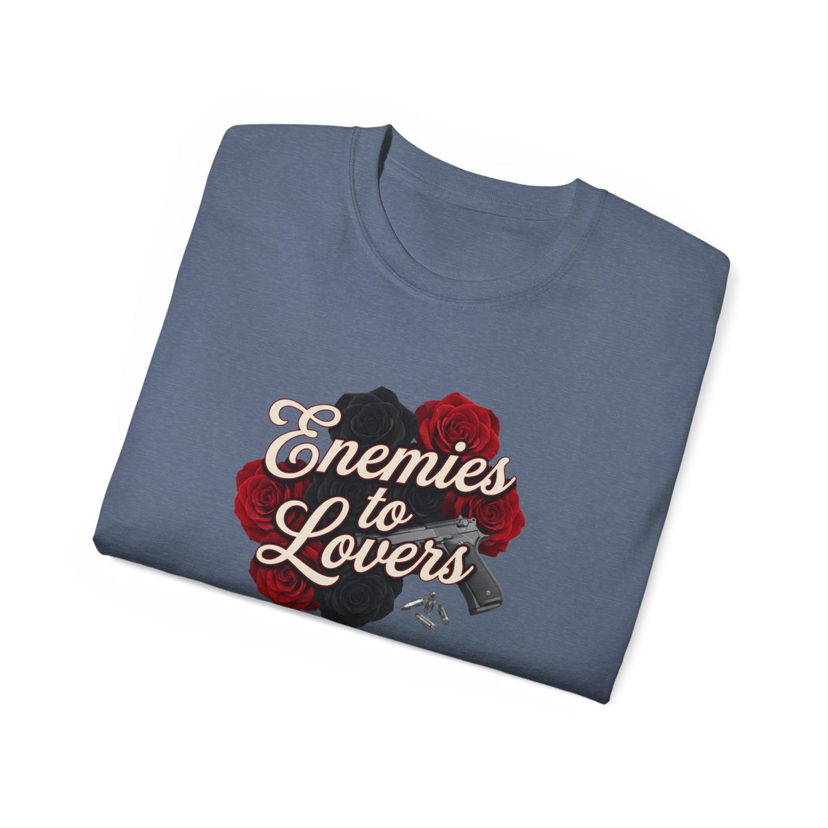 Enemies to Lovers Tee — Romantic Rose Graphic Shirt