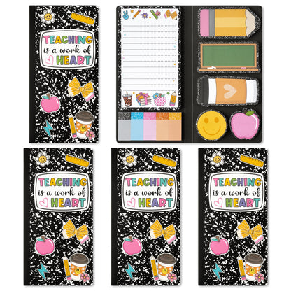 Xqumoi Let Me Read in Peace Dark Romance Sticky Notes Set - 550 Sheets Rose Skull Self-Stick Note Pads Dark Romance Book Lovers Gift Divider Tabs Bundle Writing Memo Pad for Teens Adults