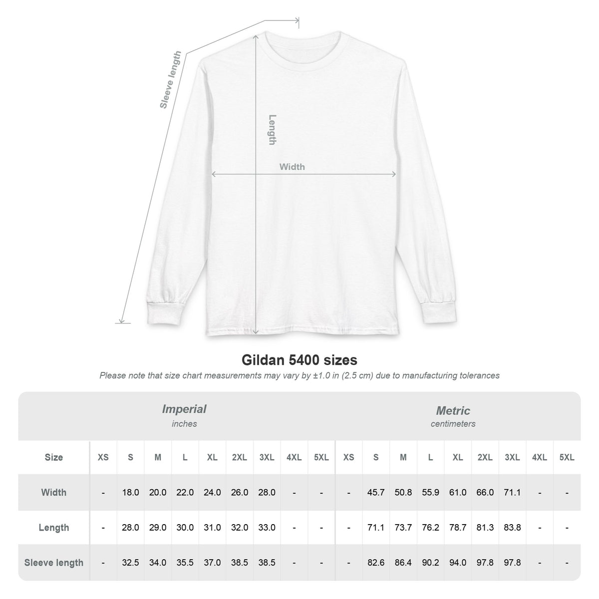 Long Sleeve T-Shirt — Gothic Scream Couple Graphic ("Scream For Me")