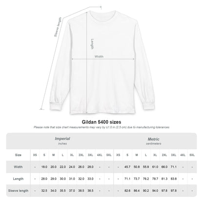 Long Sleeve T-Shirt — Gothic Scream Couple Graphic ("Scream For Me")
