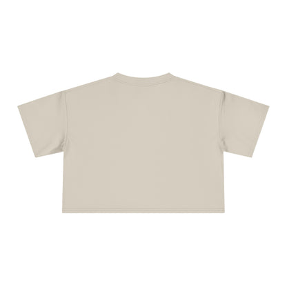 Crop Tee — "Good Girls Read Bad Books" Red Lips Graphic