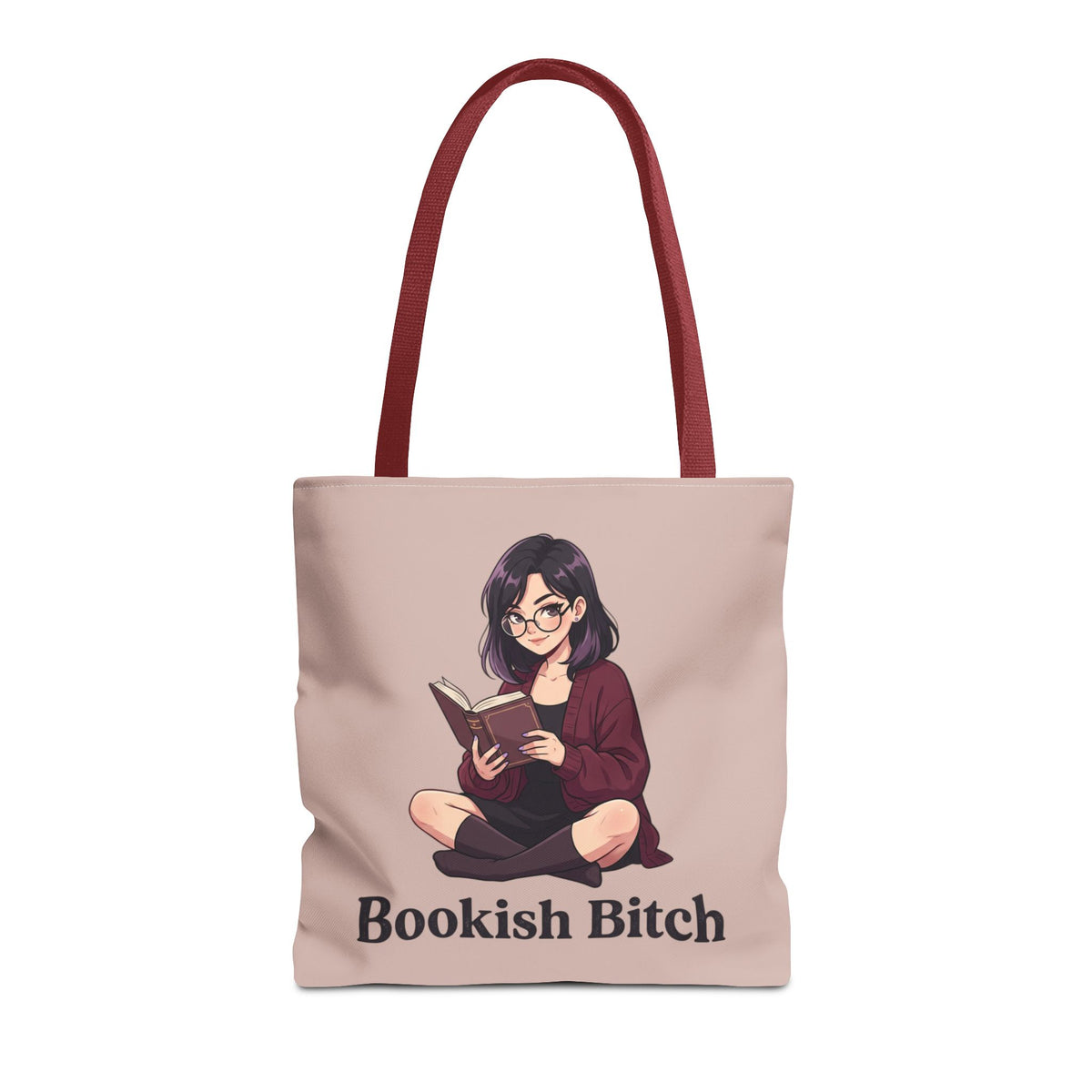 Bookish Bitch Tote Bag — Cute Reading Girl Literary Tote