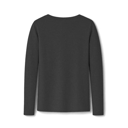 Here For a Good Time and a Long Time V-Neck Long Sleeve Tee