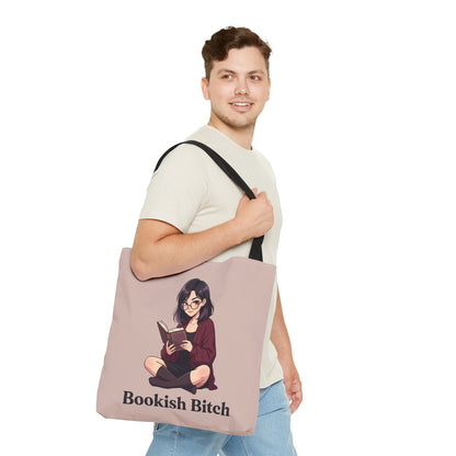 Bookish Bitch Tote Bag — Cute Reading Girl Literary Tote